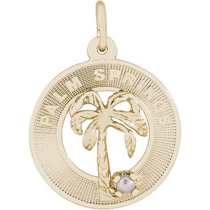 Palm Springs Charm Gold Plated - 10-6346