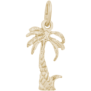 Palm Tree Charm 10K Gold - 10-0919