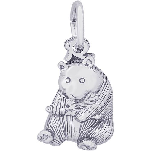 Panda Bear Charm White Gold - 10-8249