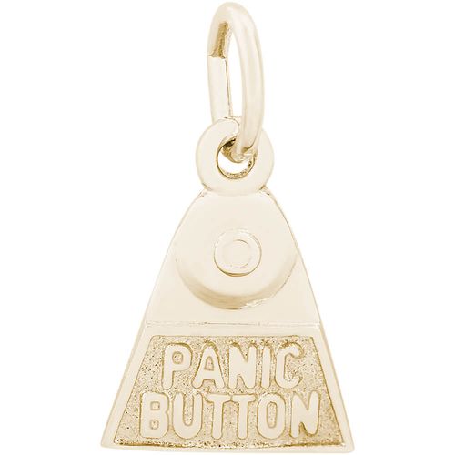Panic Button Charm 10K Gold - 10-0989