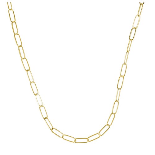 Rembrandt Paperclip Chain - 18 In Chain - Gold Plated - 33-300-18-GP