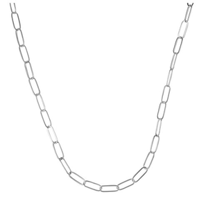 Rembrandt Paperclip Chain - 18 In Chain - Silver - 33-300-18-SS