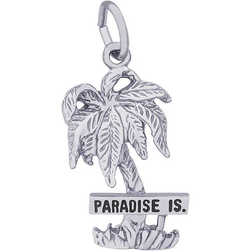 Paradise Island Charm Silver - 10-4669