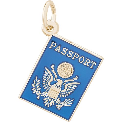 Passport Charm Gold Plated - 10-3895