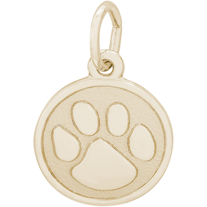 Paw Print Charm 10K Gold - 10-5664