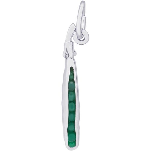 Pea Pod Charm Silver - 10-2419
