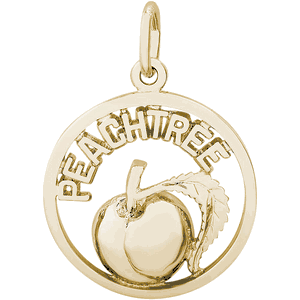 Peachtree Peach Charm 14K Gold - 10-3590