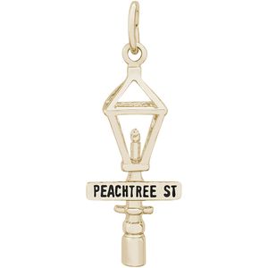 Peachtree Street Charm Gold Plated - 10-2845