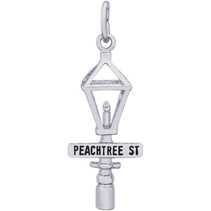 Peachtree Street Charm White Gold - 10-2845