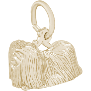 Pekinese Dog Charm 10K Gold - 10-8226