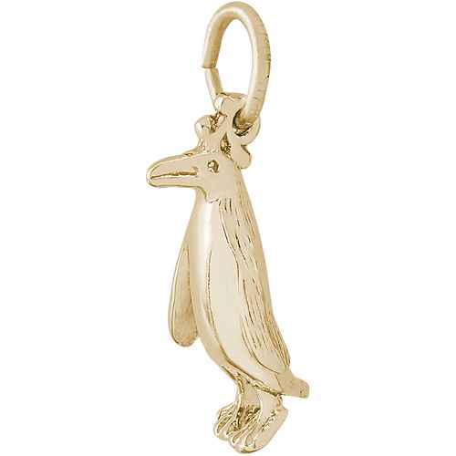 Penguin Bird Charm Gold Plated - 10-1464