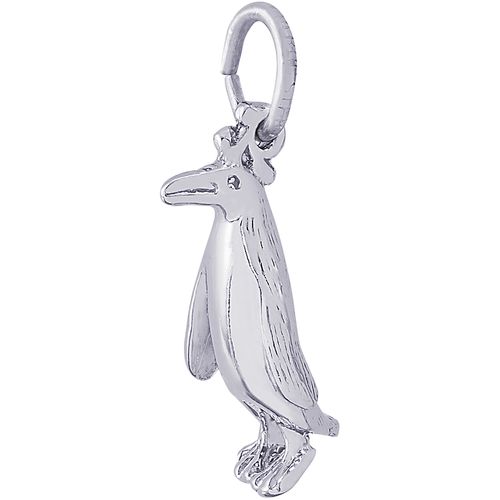 Penguin Bird Charm Silver - 10-1464