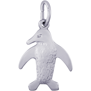 Penguin Charm-White Gold - 10-8310