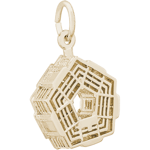 Pentagon Charm 14K Gold - 10-3856