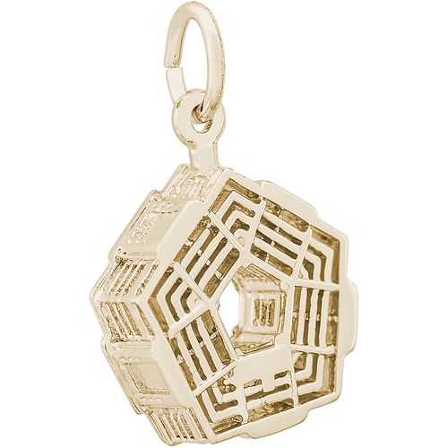 Pentagon Charm 14K Gold - 10-3856