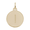 Rembrandt Petite Initial Disc - Lower Case Block L Charm, Gold Plated Charm - 10-1895-12-gp