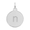 Rembrandt Petite Initial Disc - Lower Case Block N Sterling Silver Charm- 10-1895-14-ss