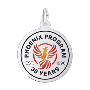 Rembrandt Phoenix Program Disc Charm Sterling Silver - 10-1281-0-ss