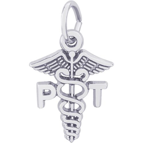 Physical Therapist Charm Silver - 10-6546