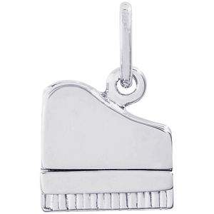 Piano Charm White Gold - 10-0836