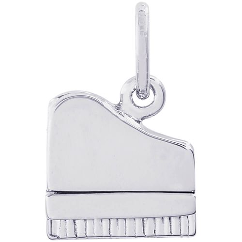 Piano Charm White Gold - 10-0836