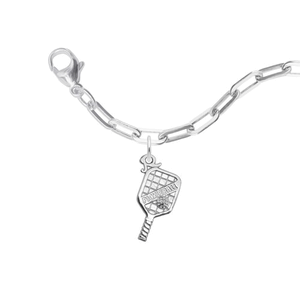 Rembrandt Pickleball Paddle Bracelet Set Bracelet - Silver - 27-1028-320-SS