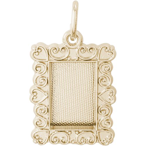 Picture Frame Charm 10K Gold - 10-0240