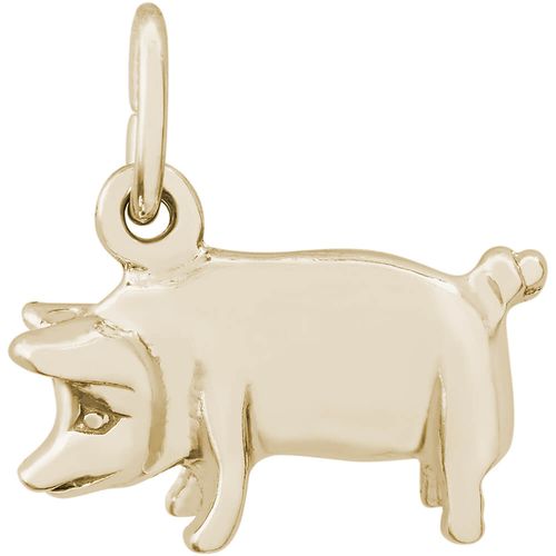Pig Charm Gold Plated - 10-0604