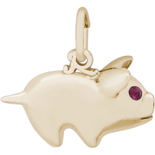 Piggy Bank Charm 10K Gold - 10-0839