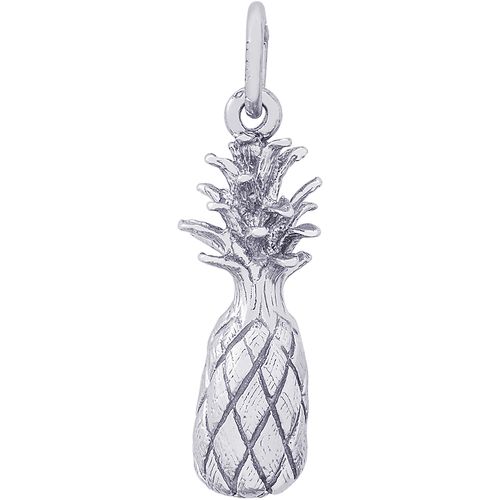 Pineapple Charm White Gold - 10-1726