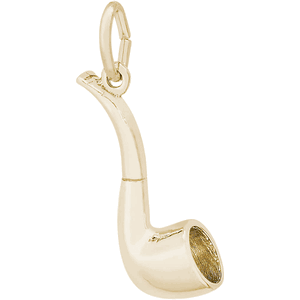 Pipe Charm 10K Gold - 10-0440