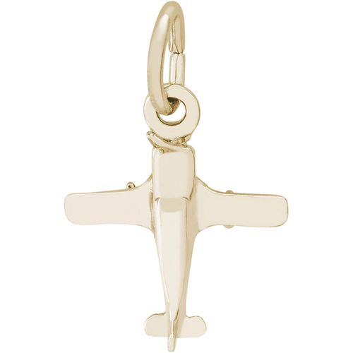 Piper Cherokee Plane Charm Gold Plated - 10-2443