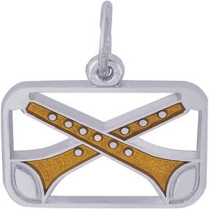 Pipers Piping Charm White Gold - 10-3911