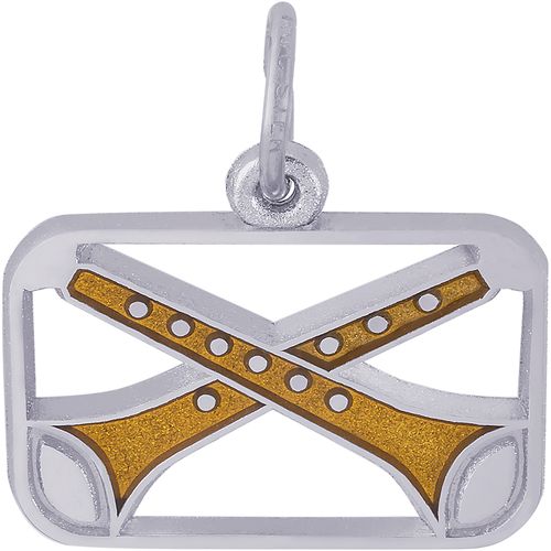 Pipers Piping Charm White Gold - 10-3911