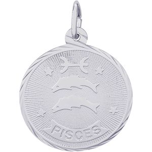 Pisces Charm White Gold - 10-4652