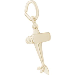 Plane Charm Gold Plated - 10-1553
