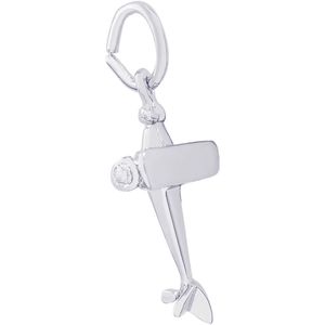 Plane Charm Silver - 10-1553