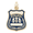 Rembrandt Police Badge- Blue Charm - Gold Plated - 10-3039-1-GP