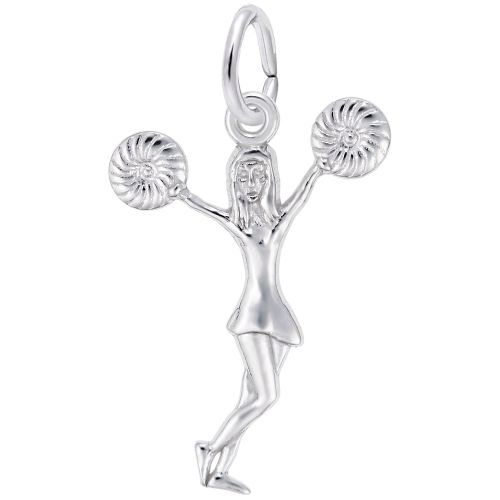Pom Pom Girl Charm Silver - 10-3867