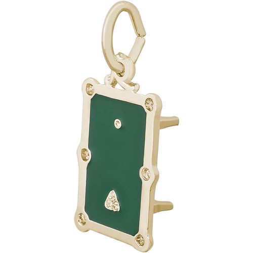 Pool Table Charm 10K Gold - 10-8318