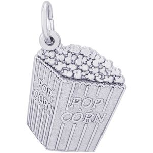 Popcorn Charm Silver - 10-2490