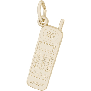 Portable Telephone Charm 14K Gold - 10-7932