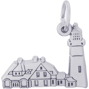 Portland Head Lighthouse Maine charm Silver - 10-3427