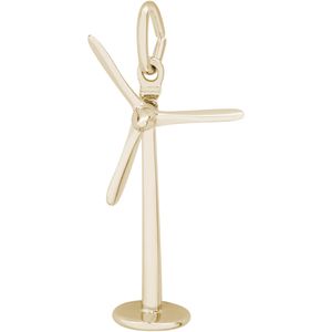Power Windmill Charm Gold Plated - 10-2381