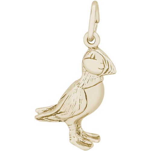 Puffin Bird Charm 10K Gold - 10-3384