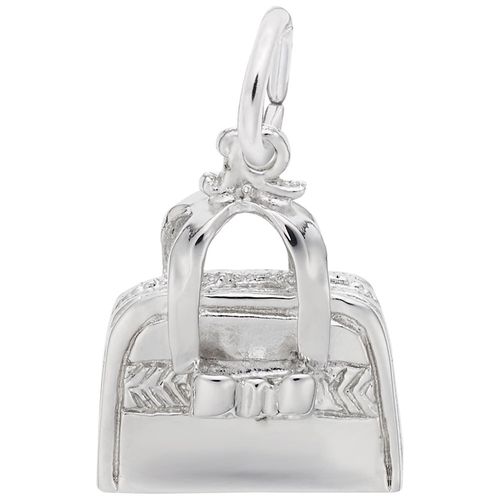 Purse Charm White Gold - 10-8169