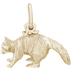 Raccoon Charm Gold Plated - 10-8229