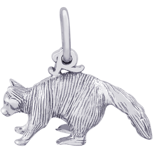 Raccoon Charm Silver - 10-8229