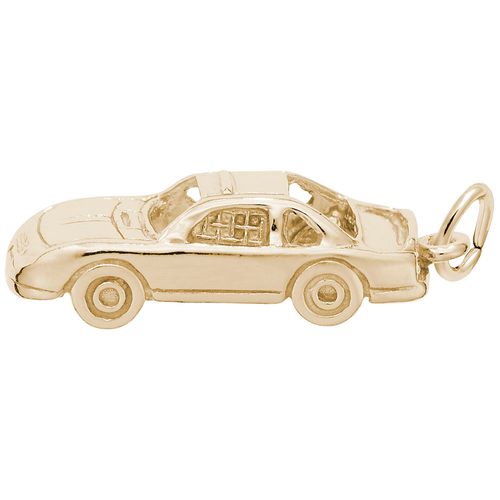 Racecar Charm Gold Plated - 10-2654