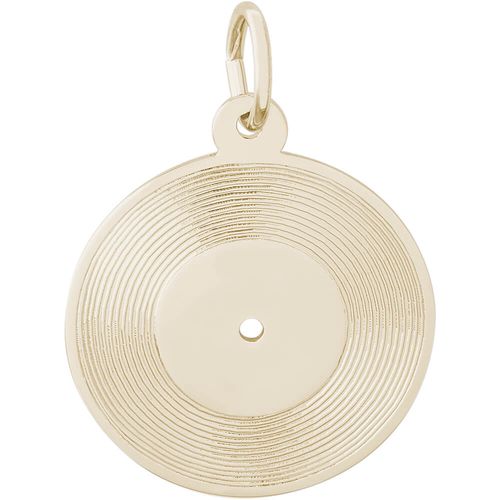 Record Charm 14K Gold - 10-8329